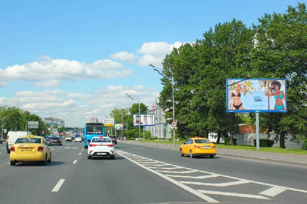 Стоимость рекламы на билбордах в Москве