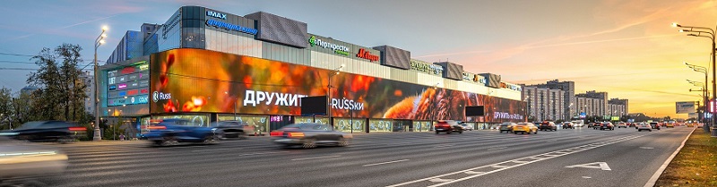 Медиафасад Кутузовский пр. 57