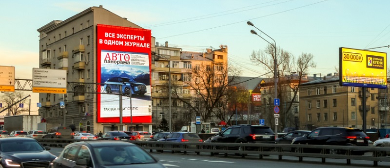 Медиафасад Шоссе Энтузиастов 10/2