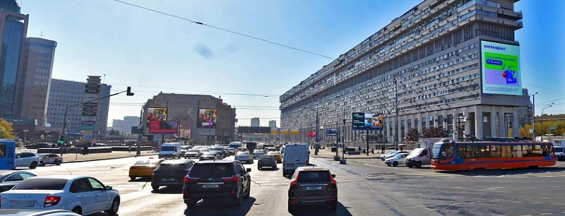 Медиафасад Большая Тульская ул., д. 2