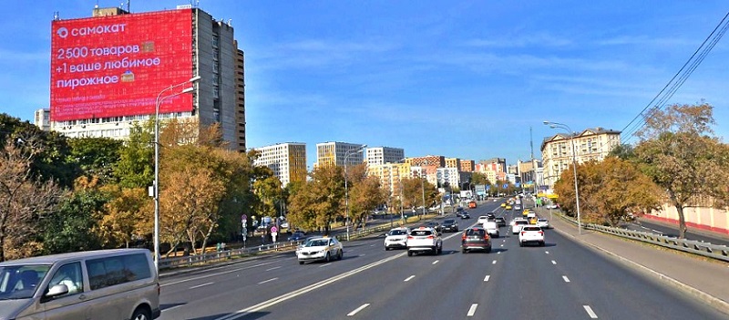 Медиафасад Волгоградский проспект 26 стр. 1