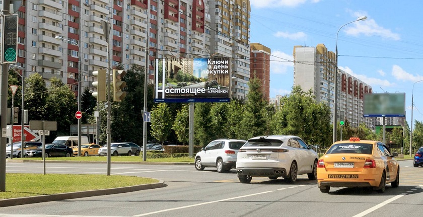 Наружная реклама Мичуринский проспект статичный билборд 3х6